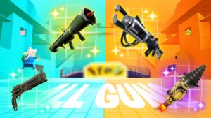 ALL GUNS ORANGE VS BLUE