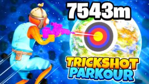CRAZY TRICKSHOT PARKOUR100 LEVELS